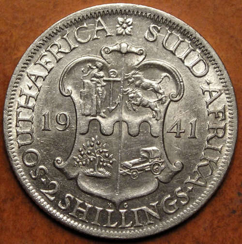 1941 King George VI Silver 2 Shillings (Florin)