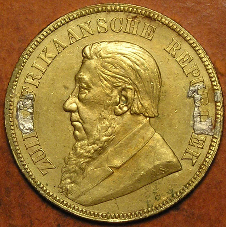 ZAR: 1892 Paul Kruger DS Pond * Ex-Mount *