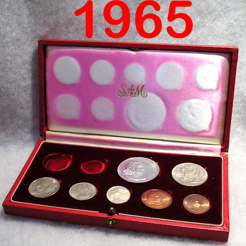 1965 Long Proof Set with Silver Rand * NO GOLD *