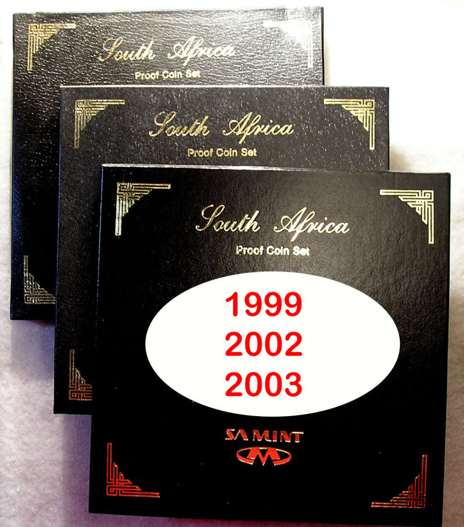 1999, 2002 & 2003 Proof Sets