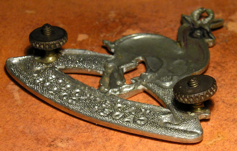 South African Cadet Corps Cap Badge Complete