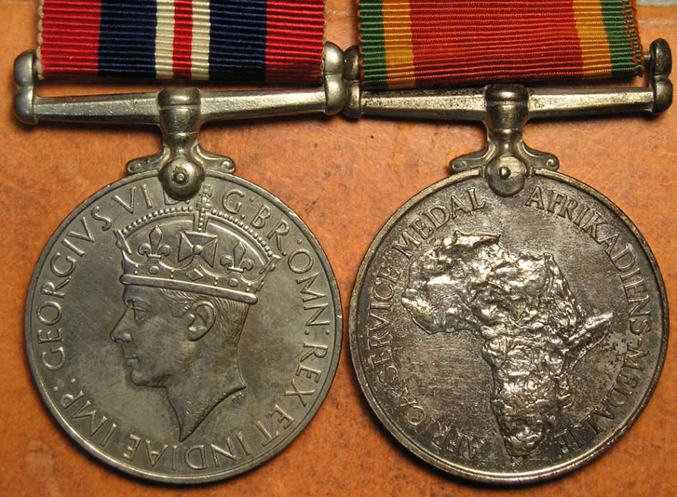 WW2 Medal Group of Four plus Documents to S/Sgt AD Dobbin