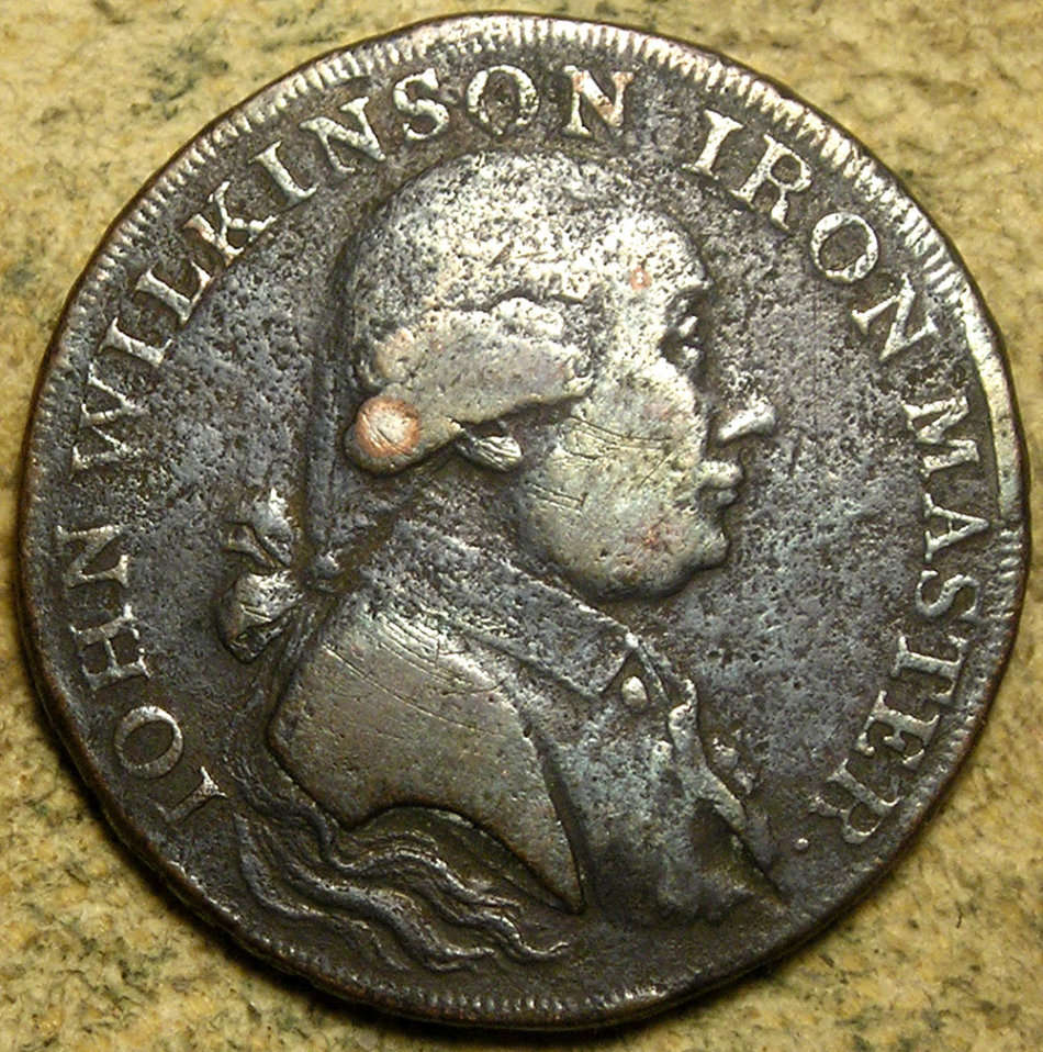 Great Britain: 1790 Wilkinson Halfpenny Token
