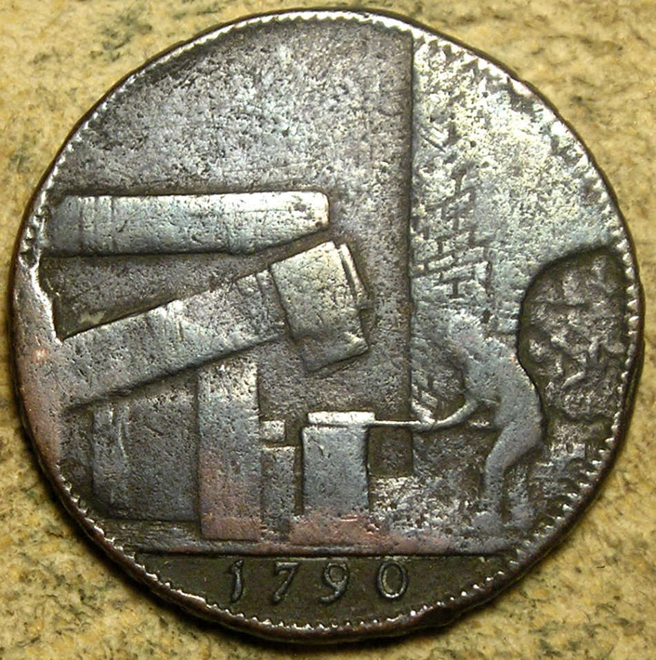 Great Britain: 1790 Wilkinson Halfpenny Token