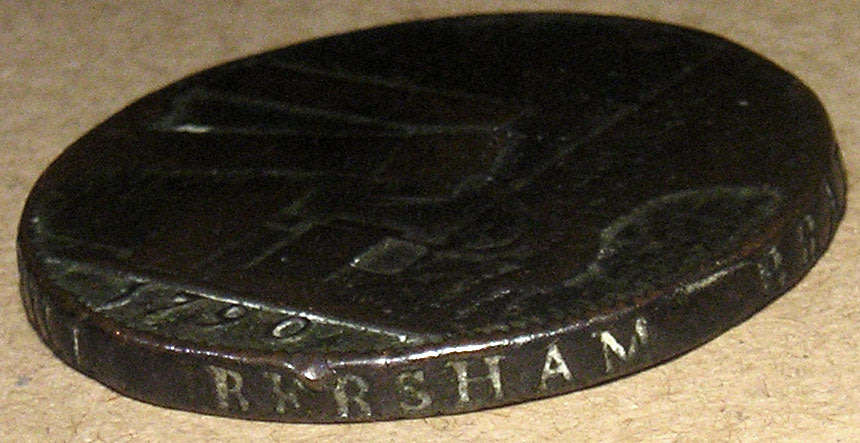 Great Britain: 1790 Wilkinson Halfpenny Token