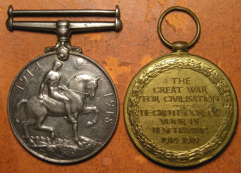WW1 War War Victory Medal Pair to South African  Staff Nurse FCC Ross