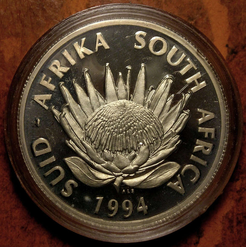 1994: Proof Protea Rand - Conservation - in SAM Case