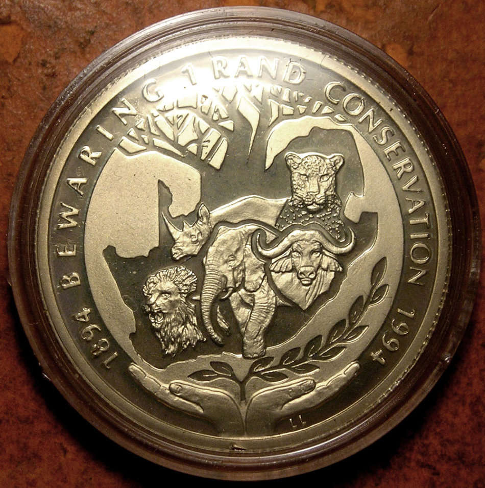 1994: Proof Protea Rand - Conservation - in SAM Case