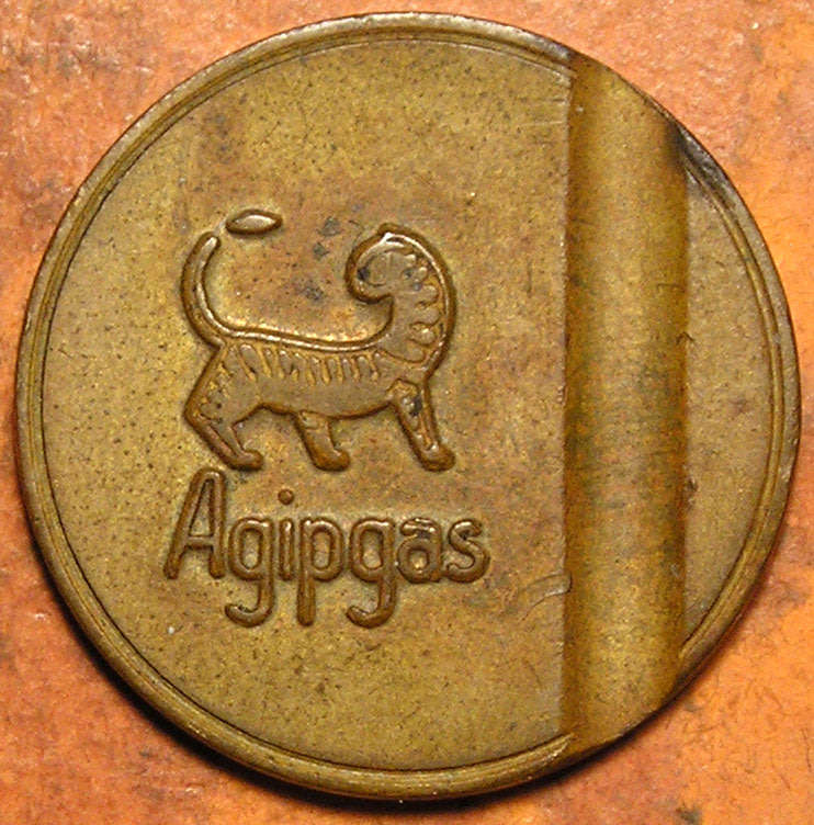 Italy: Agip Gas Petrol Station Token