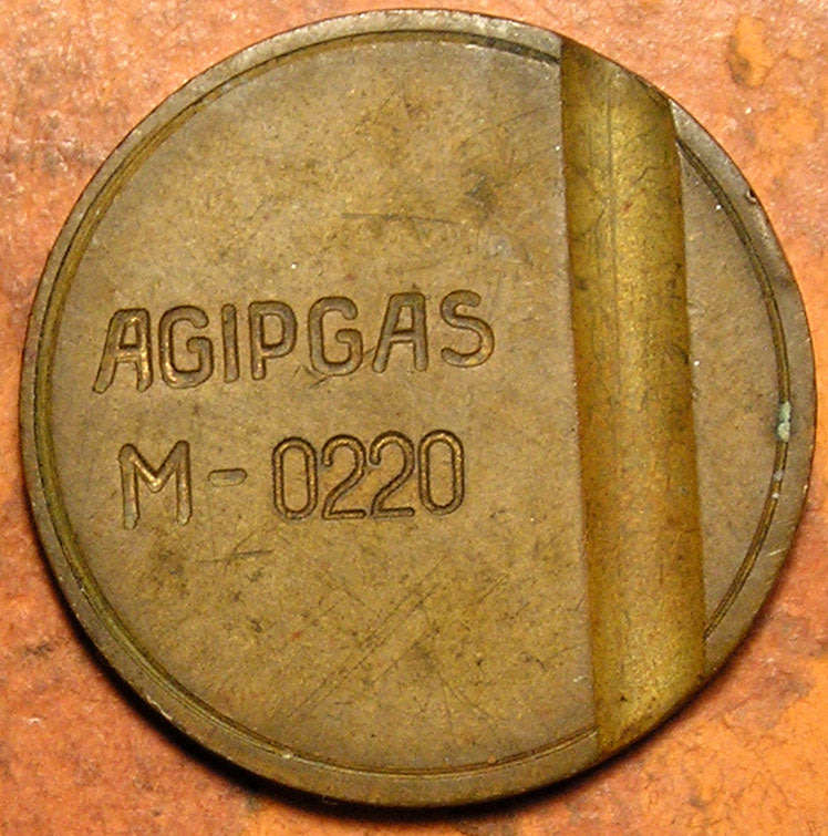 Italy: Agip Gas Petrol Station Token