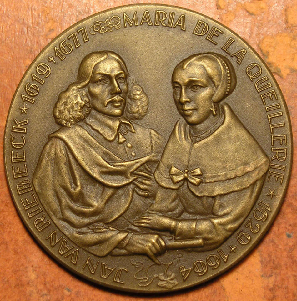 1952 van Riebeeck Tercentenary: Jan van Riebeeck & Maria de la Quellerie / Three Ships in Table Bay