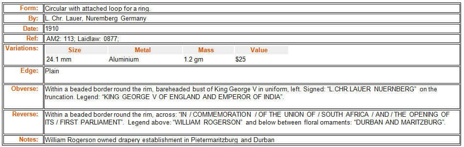 Durban & Maritzburg: 1910 South African Union and Opening of First Union Parliament * RARE *