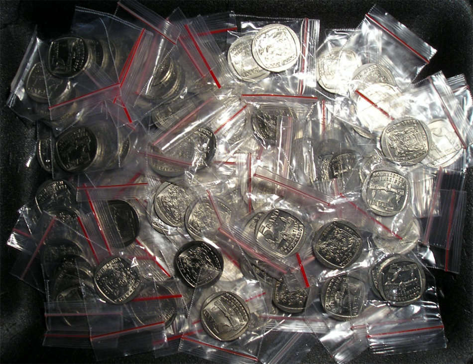 100 x 1994 Mandela Inauguration 5 Rand coins * HIGH GRADE * Bid per coin to take all