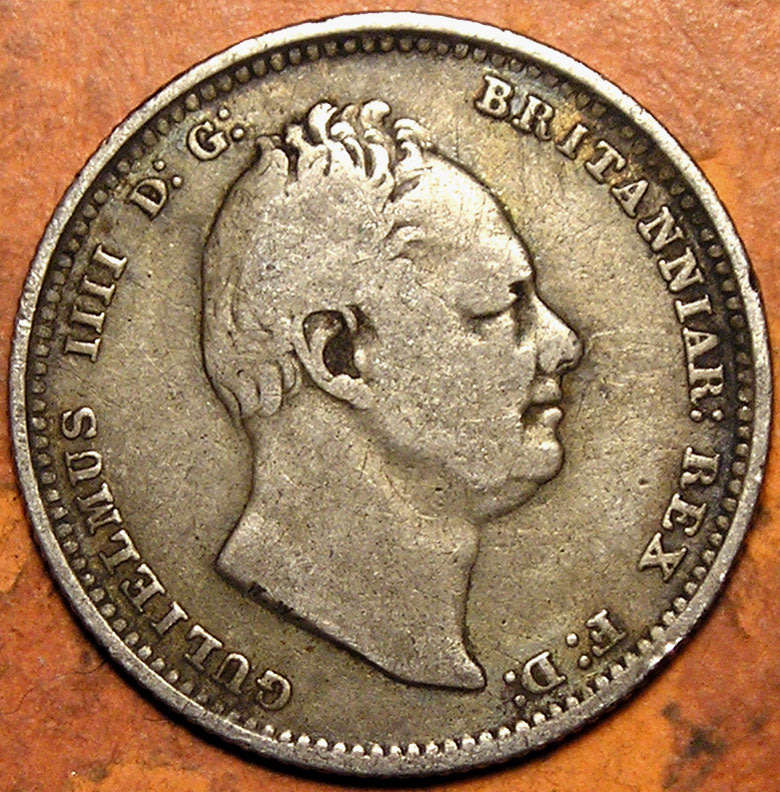 Great Britain: 1836 King William IIII Silver Shilling