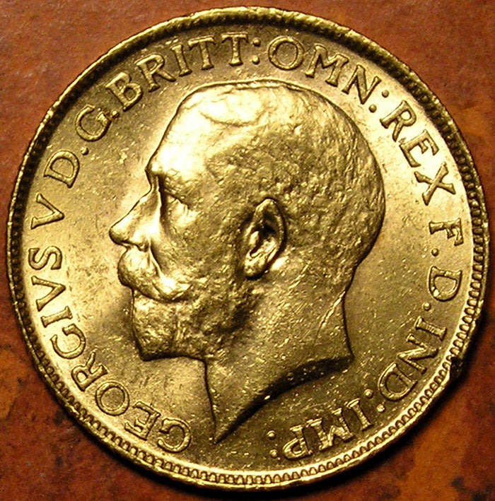 Great Britain: 1912 King George V Gold Sovereign