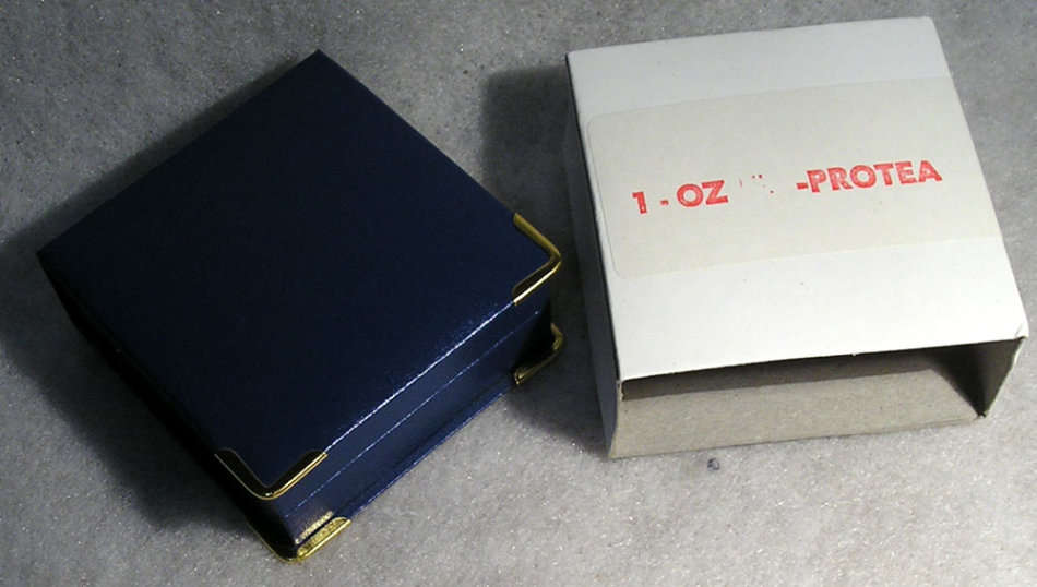 1995 1 oz Gold Proof Protea Railway in Case with Certificate