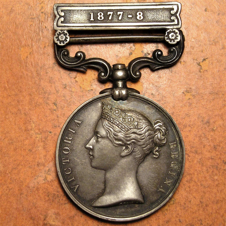 South Africa Medal 1877-8 CAPTAIN C. Loder Tembu Levies