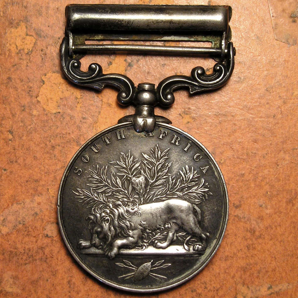 South Africa Medal 1877-8 CAPTAIN C. Loder Tembu Levies