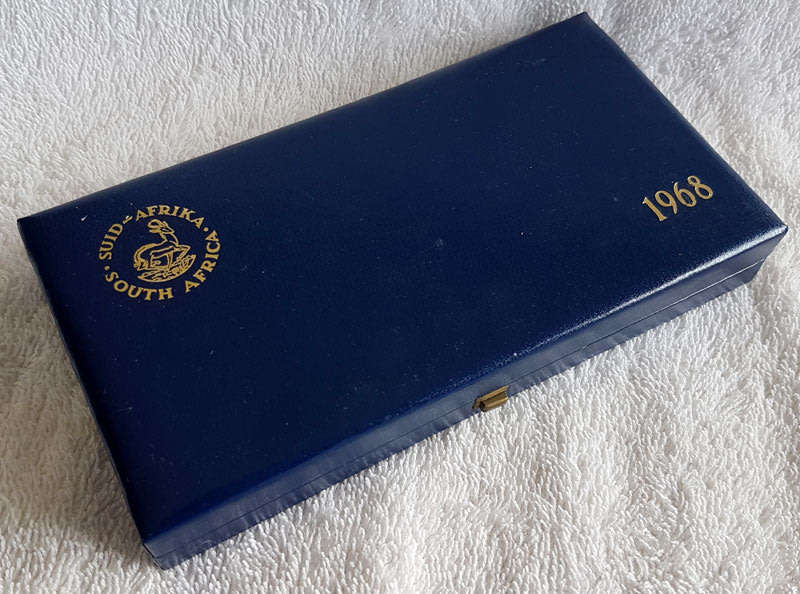 1968 Short Proof Set in SAM Case with Silver Rand