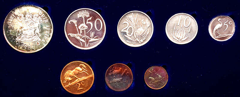 1981 Short Proof Set in SAM Case with Silver Rand