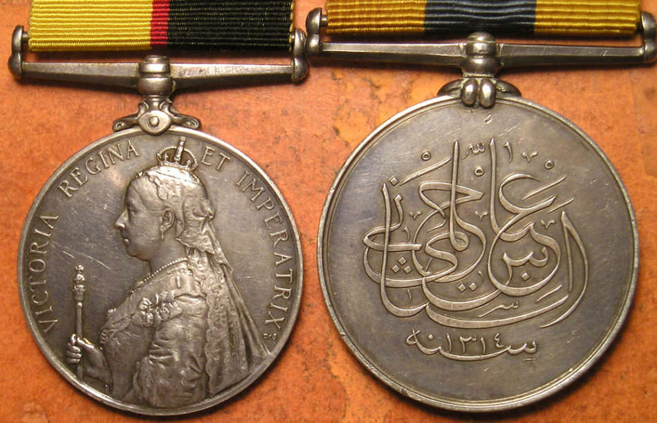 Group of 6 Medals: Queen's & Khedives Sudan; Boer War QSA & KSA; WWI War & Victory
