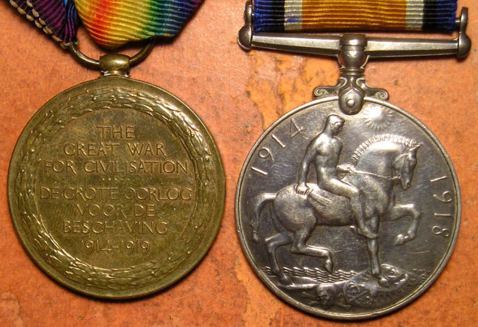 Group of 6 Medals: Queen's & Khedives Sudan; Boer War QSA & KSA; WWI War & Victory