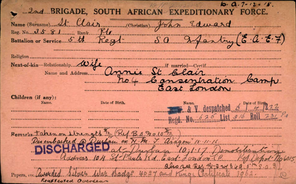 Group of 6 Medals: Queen's & Khedives Sudan; Boer War QSA & KSA; WWI War & Victory