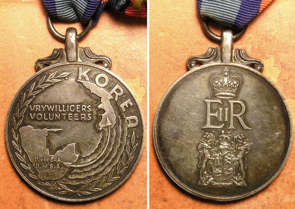 WW2 & Korean War Group to Staff Sergeant GJ Bowes-Taylor of the South African Medical Corps (SAMC)