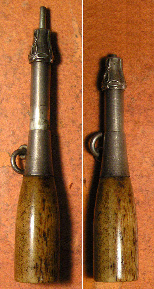 Two WW1 Miniature medals; Two WW2 Badges; Mystery object