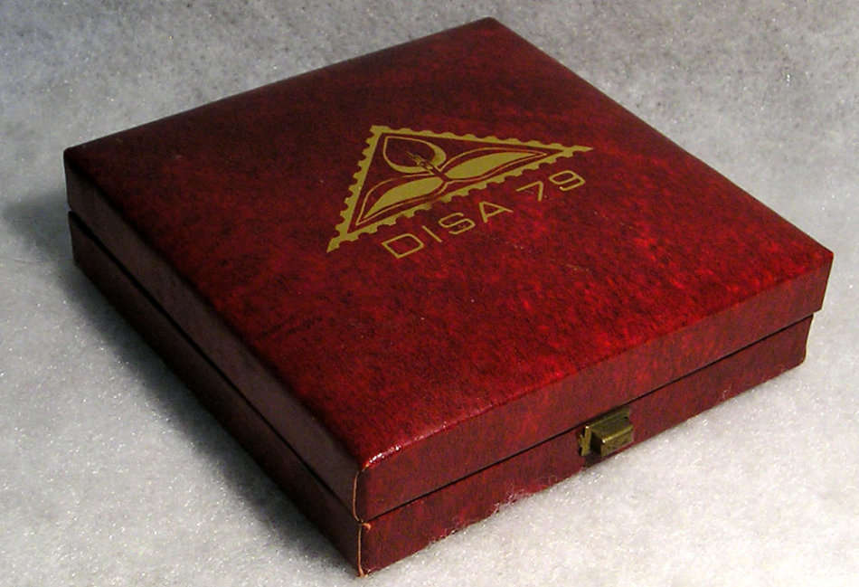 1979 National Philatelic Exhibition "DISA 79" Cased Pair of Silver Medals