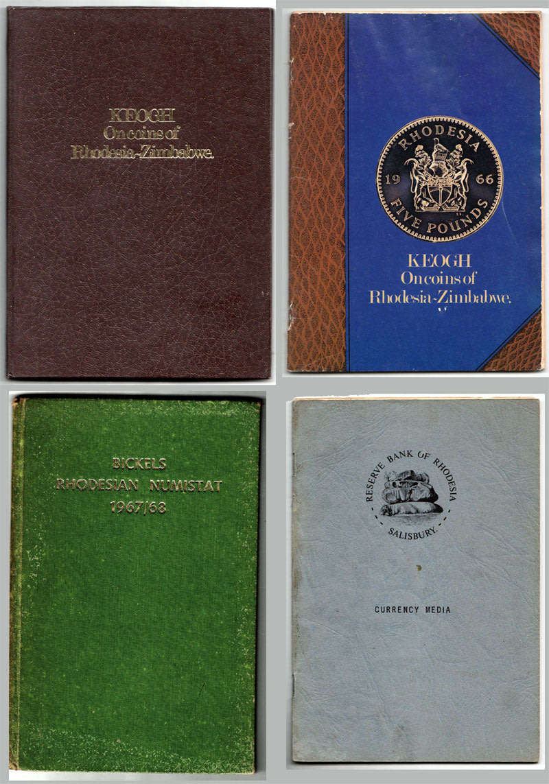 Four Rhodesian Numismatic Reference Books