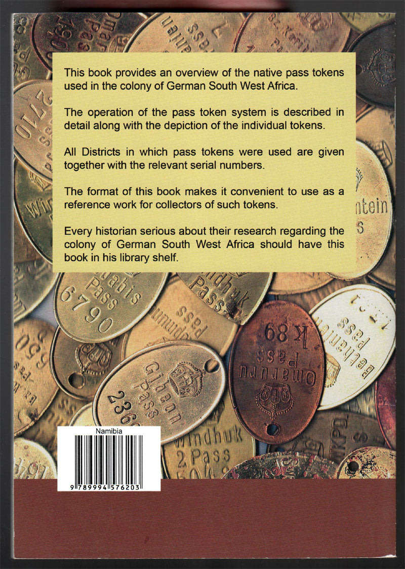The Native Pass Tokens of German South West Africa