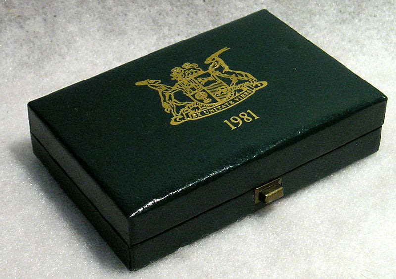 1981 Proof Twin Set with Gold 2 Rand and 1 Rand