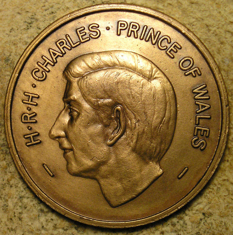 Great Britain: 1969 Investiture of Charles as the Prince of Wales Cased Medal