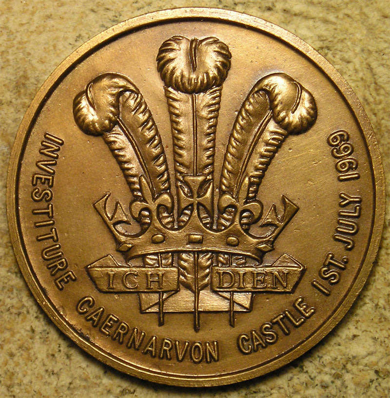 Great Britain: 1969 Investiture of Charles as the Prince of Wales Cased Medal