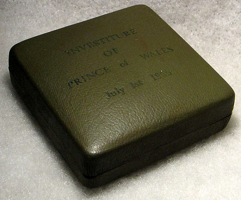Great Britain: 1969 Investiture of Charles as the Prince of Wales Cased Medal