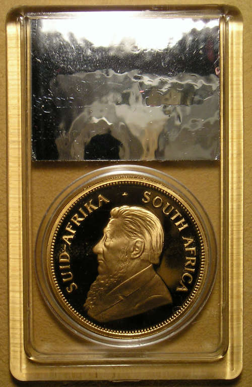 1982 Proof 1oz Gold Krugerrand Graded by The South African Gold Coin Exchange with Point Value 104