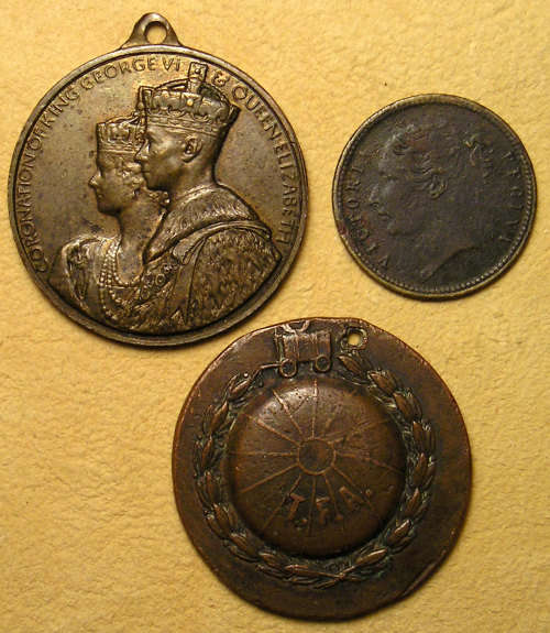 Collection of 2 Medals and a Token