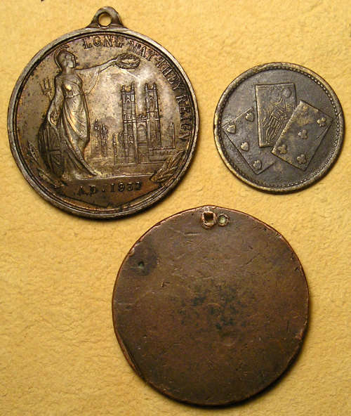 Collection of 2 Medals and a Token
