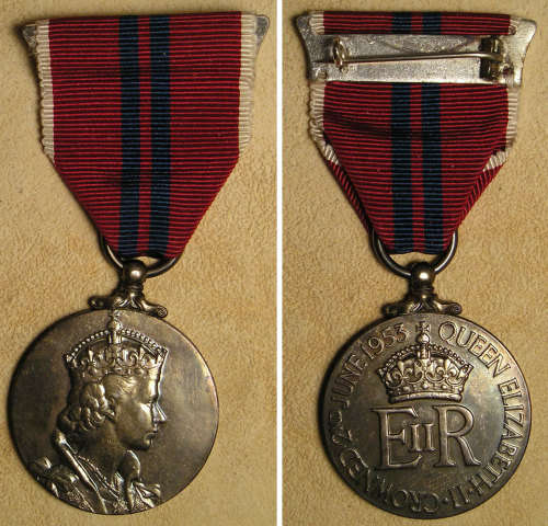 Great Britain: 1953 Queen Elizabeth II Coronation Silver Meda for Dignitaries