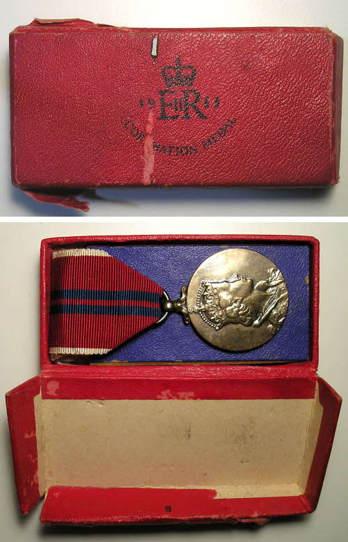 Great Britain: 1953 Queen Elizabeth II Coronation Silver Meda for Dignitaries