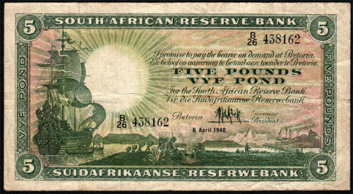 1946 Five Pounds (£5) Banknote