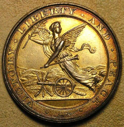 Boer War: 1900 Victory Liberty & Peace / Queen Victoria & 3 Generals Cased Medal