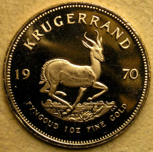 1970 Gold Full 1 oz Krugerrand * PROOF *