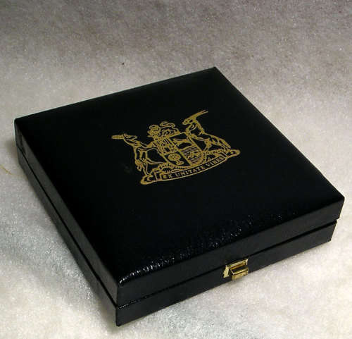 1994 Mandela Presidential Inaguration Proof Silver Rand in SAM Case