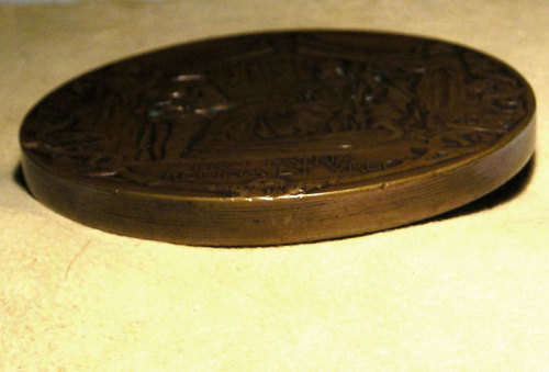 Boer War 1900 Tribute Medal: London City Imperial Volunteers * Massive 225 gm, 77 mm * SCARCE *