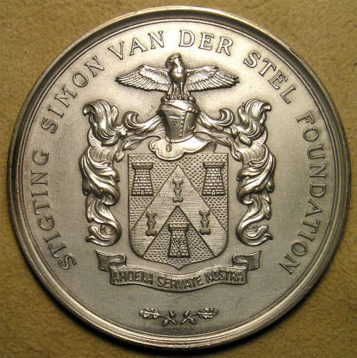 1973 Paul Kruger`s Farmhouse `Boekenhoutfontein` Large Silver Medal in Case.* RARE *