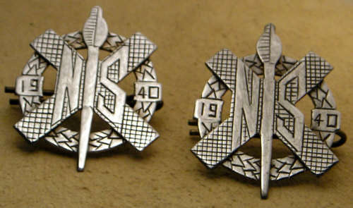 WW2: Natal Scottish Cap Badge and Matching Collars Attributed to Captain DW London