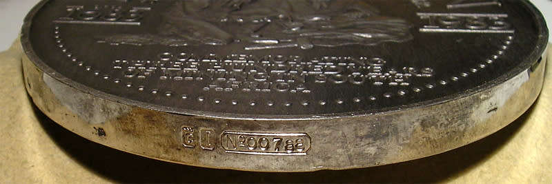 Gold & Hard Asset Exchange Troyan: 1983, 300 Years of Mining: Massive 20 Troy Oz 999 Silver Medal