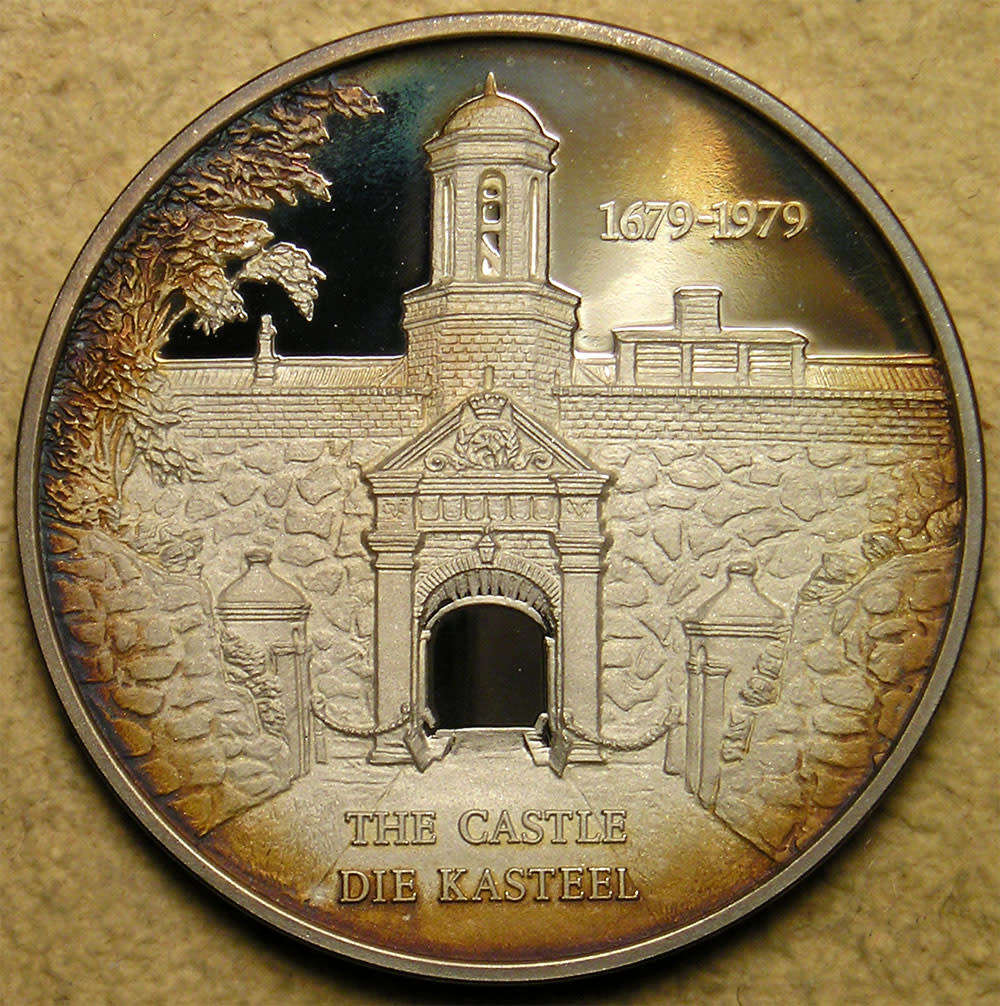 Tercentenary (1697-1997) of the Cape Town Castle Cased Silver Medal